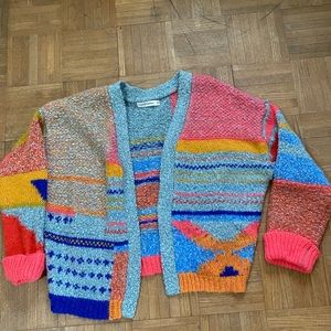 XS Moon and Madison Cropped Cardigan